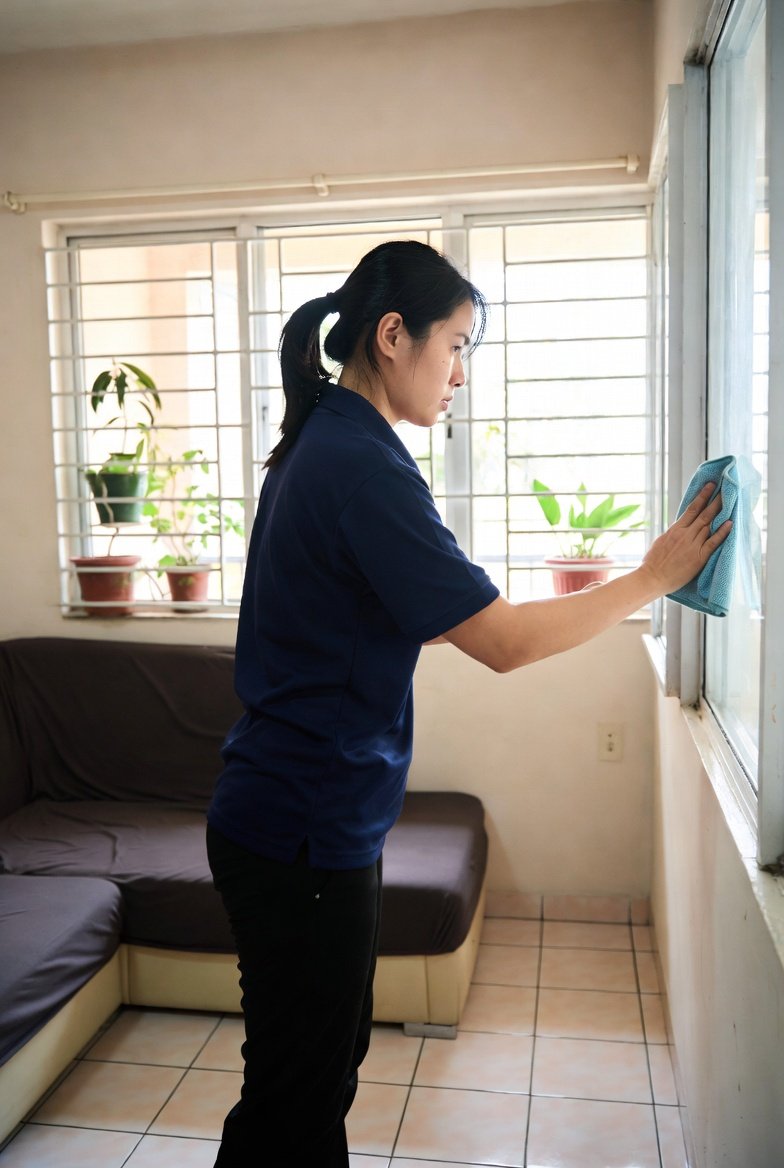 PCK cleaner at work in a Singapore home