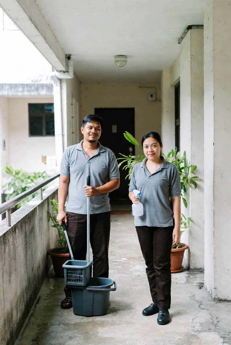 PCK cleaning team
