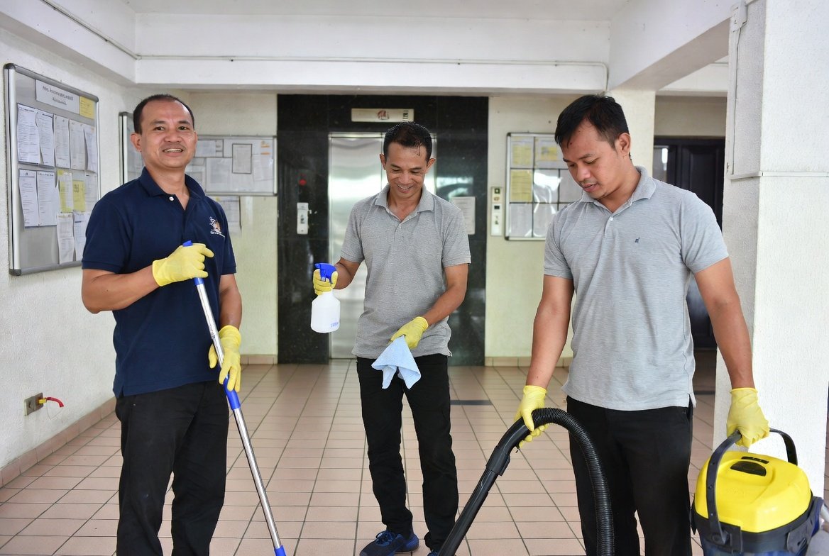PCK cleaning team